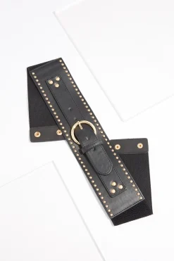 Cato Plus Size Studded Stretch Belt> Belts