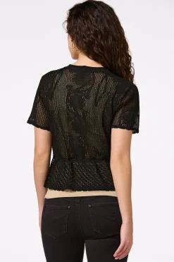 Cato Pointelle Knit Cardigan> Sweaters