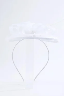Cato Polka Dot Mesh Bow Fascinator> Hats & Hair
