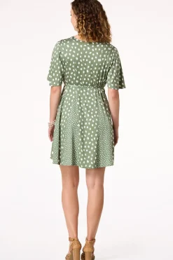 Cato Polka Dot Shirt Dress> Dresses