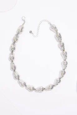 Cato Puffy Metal Short Necklace> Necklaces