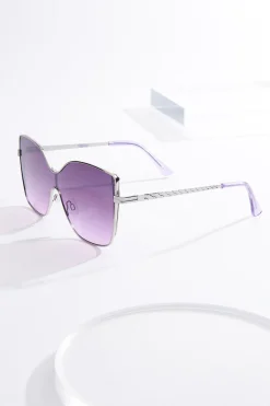 Cato Purple Lens Metal Sunglasses> Sunglasses