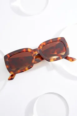Cato Rectangle Tortoise Sunglasses> Sunglasses