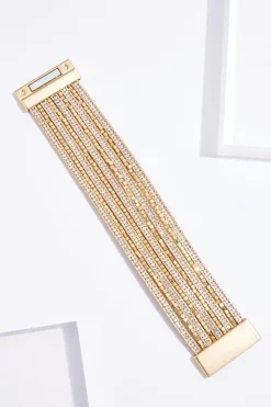 Cato Rhinestone Bead Magnetic Bracelet> Bracelets