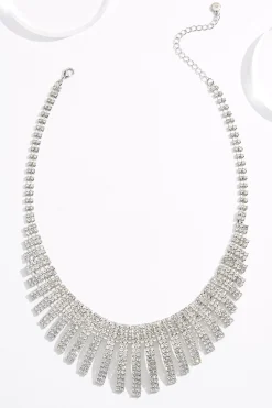Cato Rhinestone Burst Bib Necklace> Social Occasion|Necklaces