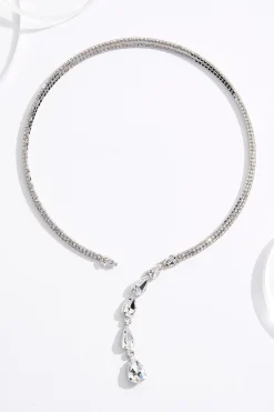 Cato Rhinestone Choker Necklace> Necklaces