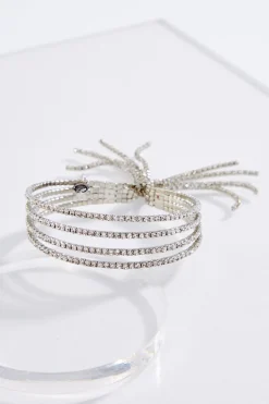Cato Rhinestone Fringe Cuff Bracelet> Social Occasion|Bracelets