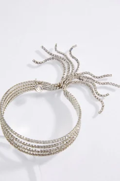 Cato Rhinestone Fringe Cuff Bracelet> Social Occasion|Bracelets