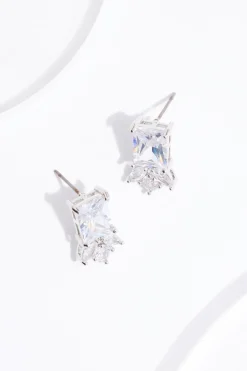 Cato Rhinestone Small Rectangle Earrings> Social Occasion|Earrings
