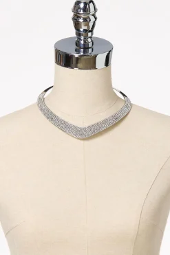Cato Rhinestone Statement Bib Necklace> Social Occasion|Necklaces