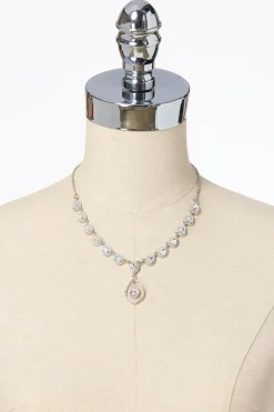 Cato Rhinestone Tear Short Necklace Set> Social Occasion|Sets