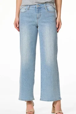 Cato Rhinestone Wide Leg Jeans><noscript><img width=