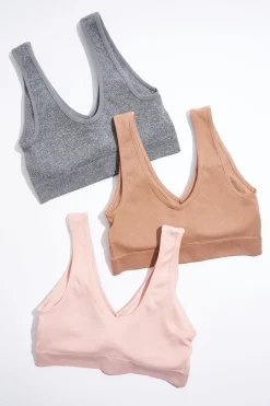 Cato Ribbed Bralette Set><noscript><img width=