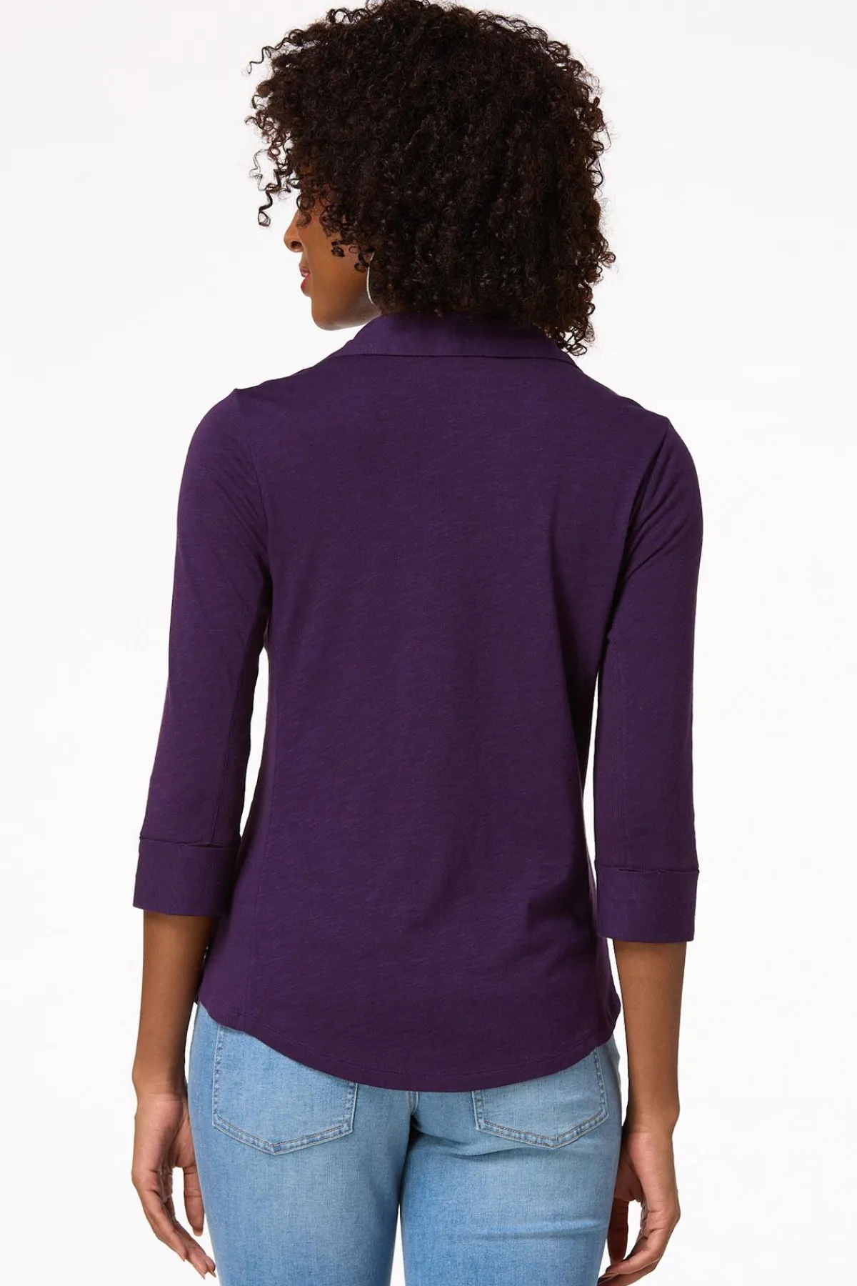 Cato Ribbed Inset Shirt> Tops