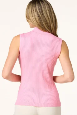 Cato Ribbed Mock Neck Sweater><noscript><img width=