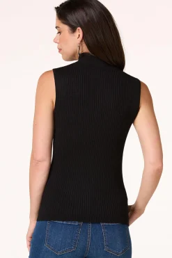 Cato Ribbed Mock Neck Sweater><noscript><img width=