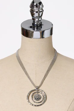 Cato Ring Multi Chain Pendant Necklace> Necklaces