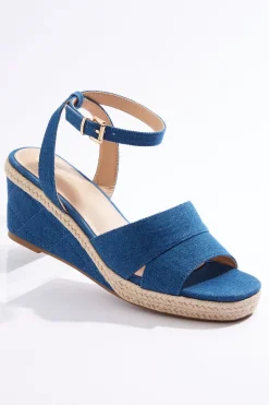 Cato Rope Trim Wedge Sandals> Sandals