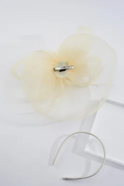 Cato Rosette Feather Veil Fascinator> Hats & Hair