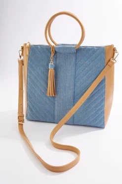 Cato Round Handle Large Satchel> Handbags