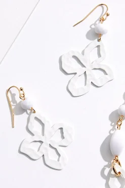Cato Rubber Floral Long Necklace Set><noscript><img width=