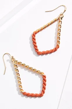 Cato Rubber Twist Dangle Earrings> Earrings