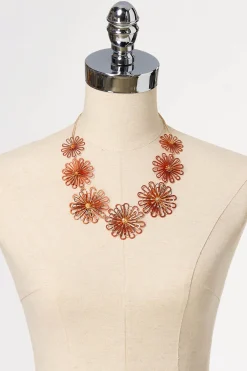 Cato Rubber Wire Flower Necklace Set> Sets|Necklaces