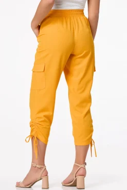 Cato Ruched Drawstring Cargo Pants><noscript><img width=