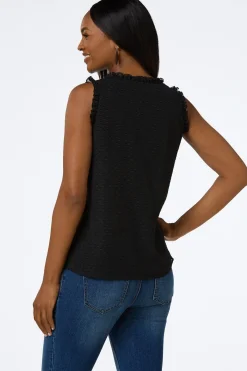 Cato Ruffled Clip Dot Tank><noscript><img width=