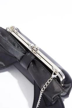 Cato Sateen Bow Clutch> Handbags