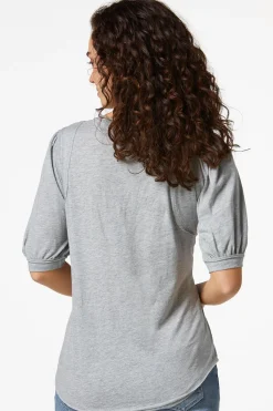 Cato Seamed Puff Sleeve Top> Tops