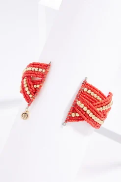 Cato Seed Bead Braid Cuff Bracelet> Bracelets