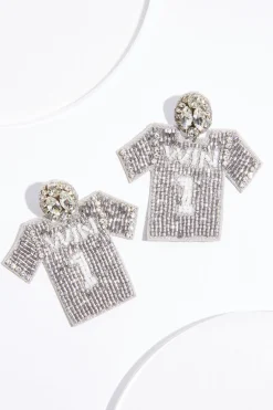 Cato Seed Bead Jersey Earrings> Earrings