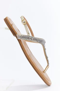 Cato Seed Bead Slingback Sandals> Sandals|Flats