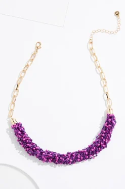 Cato Seed Bead Thread Layered Short Necklace> Necklaces