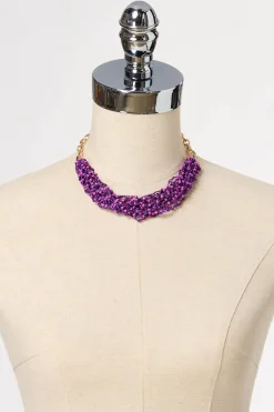 Cato Seed Bead Thread Layered Short Necklace> Necklaces