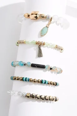 Cato Semi- Precious Stretch Bracelet Set> Bracelets