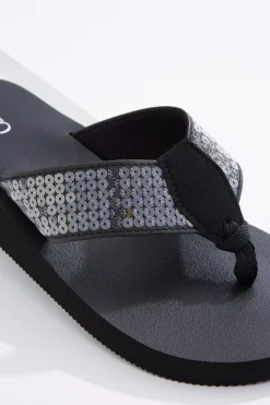 Cato Sequin Band Flip Flops> Sandals