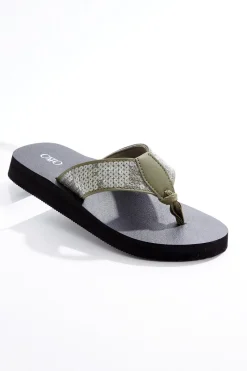 Cato Sequin Band Flip Flops><noscript><img width=