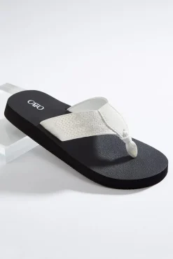 Cato Sequin Band Flip Flops><noscript><img width=