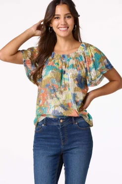 Cato Sequin Color Splash Top><noscript><img width=