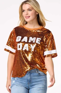 Cato Sequin Game Day Top><noscript><img width=