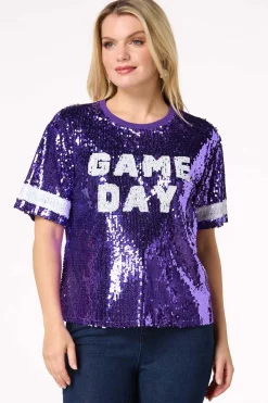 Cato Sequin Game Day Top><noscript><img width=