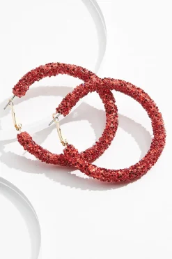 Cato Sequin Hoop Earrings><noscript><img width=