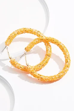Cato Sequin Hoop Earrings><noscript><img width=