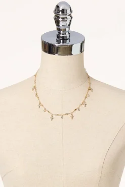 Cato Shaky Cross Short Necklace> Inspirational|Necklaces