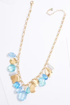 Cato Shaky Glass Charm Chain Necklace> Necklaces