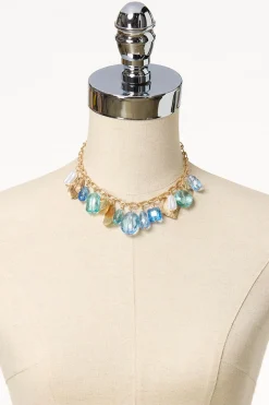 Cato Shaky Glass Charm Chain Necklace> Necklaces