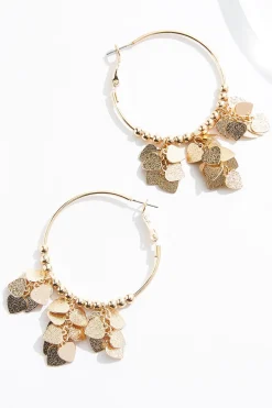 Cato Shaky Spade Hoop Earrings> Earrings