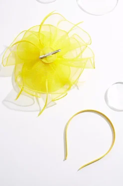 Cato Shimmer Organza Rosette Fascinator> Hats & Hair